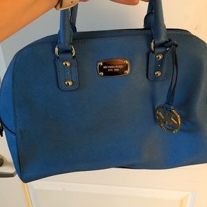Blue Michael Kors Handbag
